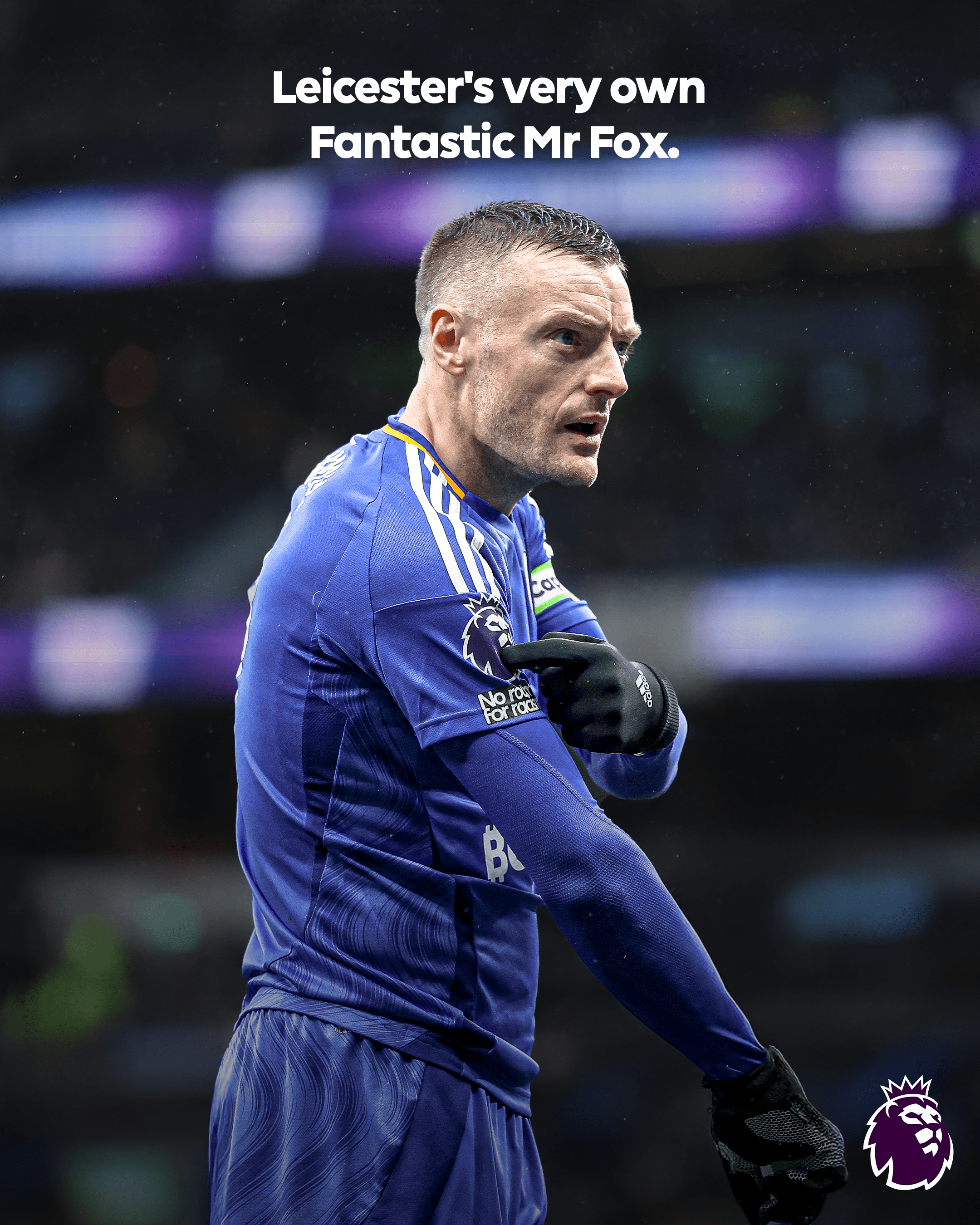 永远的蓝狐传奇！瓦尔迪打进莱斯特城个人生涯第500场打进第200球